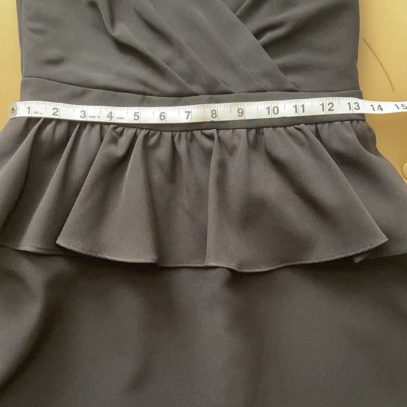 Milly Minis Italian Cady Tara Dress Black Size Girls 14 - Picture 5 of 7